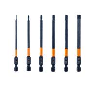6/7Pcs Allen Wrench Drill Bit Set Impacts Hexagonal Head Screwdriver Bit Set 1/4inch Hexagonal Bits Maintenance Tool Automotive