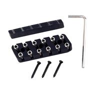 6/7String Headless Guitar Bridge Nut Fixed Saddle Set Replacement Parts for Parts Guitar Replacement bridge(6)