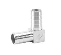 6 8 10 12 13 14 15 16 20 25 32 40 50 mm Hose Barb Elbow Corss Tee U Y Shape 2 3 4 Ways Hosetail Splitter 304 Stainless Water Gas(Elbow,50mm)