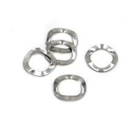 6 8 10 12 13 15 18 21 25 29 31 34 39 41 46 51 61 304 Stainless Steel Three Wave Washers Spring Washer(10pcs M16x21x0.3)