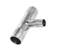 6 8 10 12 14 16 19 20 25 32 38-51mm Hose Barb Reducer Tee 3 Ways Splitter Hosetail Connector Coupler Fitting(16-6-16mm)