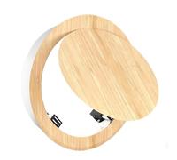 6" 8" 10/12" Wall Hatch Access Doors Wood Grain Inspection Panel for Wall & Ceiling F Mount Access Cover with Screw Hole (B 35cm/13.7in)