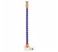 6/8/10/12mm Connector Magnetic Base Flexible Water Pipe Hose Pipe Plastic Adjustable Flexible Cooling Pipe No Switch + Gray Blower + Magnetic Holder Tracheal Joint 6mm
