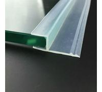 6 8 10 12mm Glass Seals Frameless Shower Bathroom Door Window Balcony Screen Sealing Strip Weatherstrip Draft Stopper Big h-transparent-12mm-h-20mm-5M