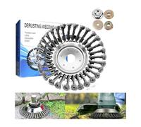 6/8/10" Steel Wire Weeding Disc, Indestructible Weed Trimmer Cut Everything In Seconds, Unbreakable Wired Trimmer Blade, Steel Wire Cutter Trimmer Head(8in-1pc)