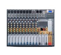 6/8/12 Channels Audio Mixer Dj Consoler With 48V Phantom Power USB Bluetooth For Recording Stage(12 Channel)