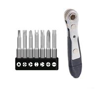 6 8 14 Piece Screwdriver Bit Kit with U Y Triangle PH2 SL5 Three Point Four Point Heads for Repair Installation and Disassembly Tasks (8pcs)