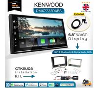6.8" Car Stereo CarPlay Android Auto DAB+ BT & Fitting Kit for Audi TT 2006-2014