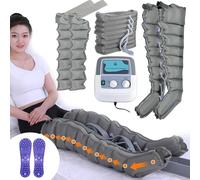 6/8 Cavity Pressotherapy Air Compression Full Body Massager, Lymphatic Drainage Massager Legs, Electric Circulation Improve Pain Waist Arm, Leg Massagers for Circulation (8 Cavity, 2legs+2arms+Waist)