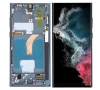 6.8 Inch AMOLED for Galaxy S22 Ultra, LED LCD Display Touch Screen Digitizer Assembly S22 Ultra 5G SM S908U S908U1 G908A S908W, LCD Screen with Frame, Fingerprint, US Version
