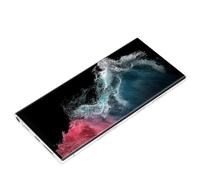 6.8 Inch AMOLED Screen Replacement for S22 Ultra 5G SM-S908B EU International Version, Touch Display Digitizer Repair Parts with Frame (Gold)