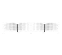 (6.8 m/ 75-100 cm) vidaXL Garden Fence Spear Outdoor Panel Barrier Border Privacy Multi Sizes