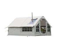 6-8 Person Fully Automatic Inflatable Tent, All-in-one Inflatable Tent, with Chimney Opening, Large Space, Windproof, Rainproof and Sunshade, for Camping, Festivals, Backyard, Sleepovers