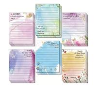 6/8 Pieces/Set Flower Sticky Notes Self Adhesive Backing Colored Memo Pads School Office Supplies