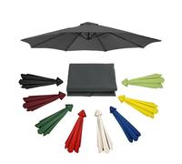 6/8 Ribs Cantilever Umbrella Replacement Cloth, Garden Parasol Canopy Cover Replacement Parasol Fabric Cover, 200/250/270/300/350cm