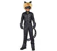 (6 - 8 years (125 -135 cm)) Miraculous Black Cat Complete Costume for Children