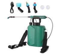 6/8L Electric Sprayer with 3 Mist Nozzles Rechargeable Retractable Wand Garden Sprayer with Shoulder Strap for Yard Lawn and Garden