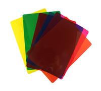 6 / 8Pieces Colorful Reading Highlight Strips Bookmarks Overlays for Early Readers Student Aid Educational