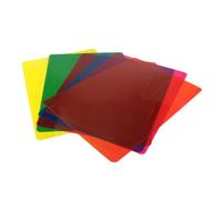 6 / 8Pieces Guided Reading Trackers Strips Colorful Overlay Reading Highlight Strips Bookmarks for Children Student Adult PET Bookmarks