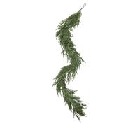 6/9 Ft Norfolk Pine Garland Real Touch Artificial Greenery Garland Winter Pine Garland for Table Mantle Wall Indoor Outdoor (A)