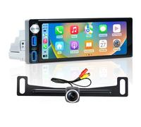 6.9 Inch Touch Screen Car Stereo, Android 13 2GB+64GB Type-C and USB Din Single Wired/Wireless Carplay Android Auto, 1080P HD GPS Navigation Handsfree Calls WiFi