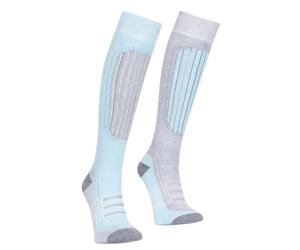 (6/9, Mist/aqua) Trespass Womens/Ladies Janus II Ski Socks (Pack Of 2)