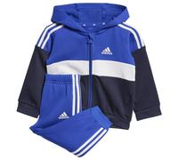 (6-9 Months, Blue/Grey) Adidas Toddler Fleece 3 Stripes Tracksuit