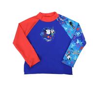 (6-9 Months, Blue) Speedo Childrens/Kids Long-Sleeved Rash Top