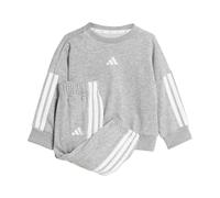 (6-9 Months, Grey/White) Adidas Baby BOS French Terry Sweatshirt & Jogging Bottoms