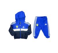 (6-9 Months) Leeds United Baby Bodysuit adidas Football Blue Tracksuit - New