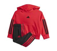 (6-9 Months, Red/Black) Adidas Baby Essentials Hoodie And Joggers Set Set