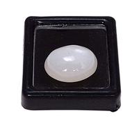 6.95 Ratti / 1 Piece / 6.25 Cts Natural White Grey Moonstone Gemstones from Sri Lanka