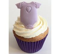 6 Adorable Large Sugar Baby Grows: Lilac - Made with a lot of Love in The UK!