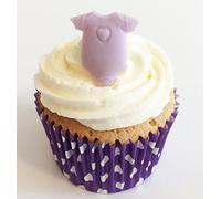 6 Adorable Small Sugar Baby Grows: Lilac - Made with a lot of love in the UK!