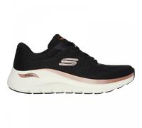 (6 (Adults')) Arch Fit 2.0 Glow The Distance | Black/Rose Gold | Women's Mesh Arch-fit Trainers