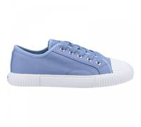 (6 (Adults')) Brooke | Blue | Womens Canvas Trainers