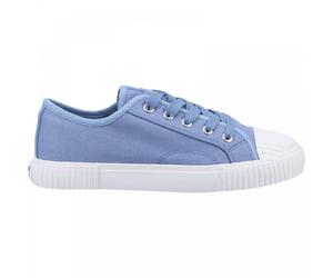 (6 (Adults')) Brooke | Blue | Womens Canvas Trainers