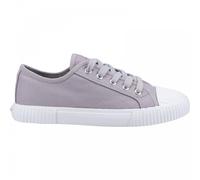 (6 (Adults')) Brooke | Grey | Womens Canvas Trainers