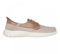 (6 (Adults')) On-the-GO Flex - Palmilla | Taupe | Womens Slip Ins Deck Shoes