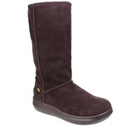 (6 (Adults')) Sugardaddy | Chocolate | Womens Warm-Lined Pull-On Mid-Calf Boots