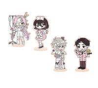 6 Alien Stages Acryl Stand 6CM Cute Figure Acrylic Stand Alien Stages Desktop Decoration (F)