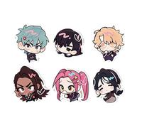 6 AlienStages Badge Anime Figure Brooch Cool Pins, Acryl, AlienStages Cosplay Accessories