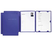 6 Application Folder PAGNA Select/3-teilig With Terminal Rail IN Blue/