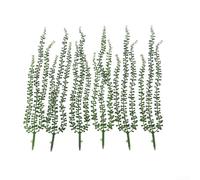 6 Artificial Succulent Hanging Plants With Realistic PE Plastic Vines, Maintenance-Free Greenery For Indoor And Outdoor Decoration In Various Spaces