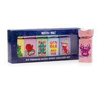 6 Assorted Alcohol Christmas Cracker Selection | 6 x 30ml | Whisky, Gin, Rum and Vodka | Top Brands