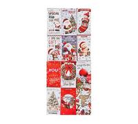 6 Assorted Cute Traditional Christmas Money Envelopes Gift Card Voucher Wallet| Random Selection| Lovely Seasonal Greetings Quality Paper Envelops| Self Sealing