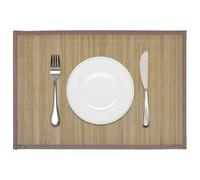 Vidaxl 6 Bamboo Placemats 30 X 45 Cm Brown