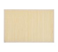 vidaXL Natural Bamboo Placemats, 30 x 45 cm, Easy to Clean, Decorative Dining Table Accessories, Set of 6, Suitable for any Home Decor