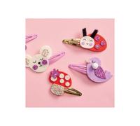 6 barrettes to create - flower garden