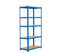 6 Bays | 180x90x45cm | Blue | Boltless Garage Shelving Unit | 1000kg